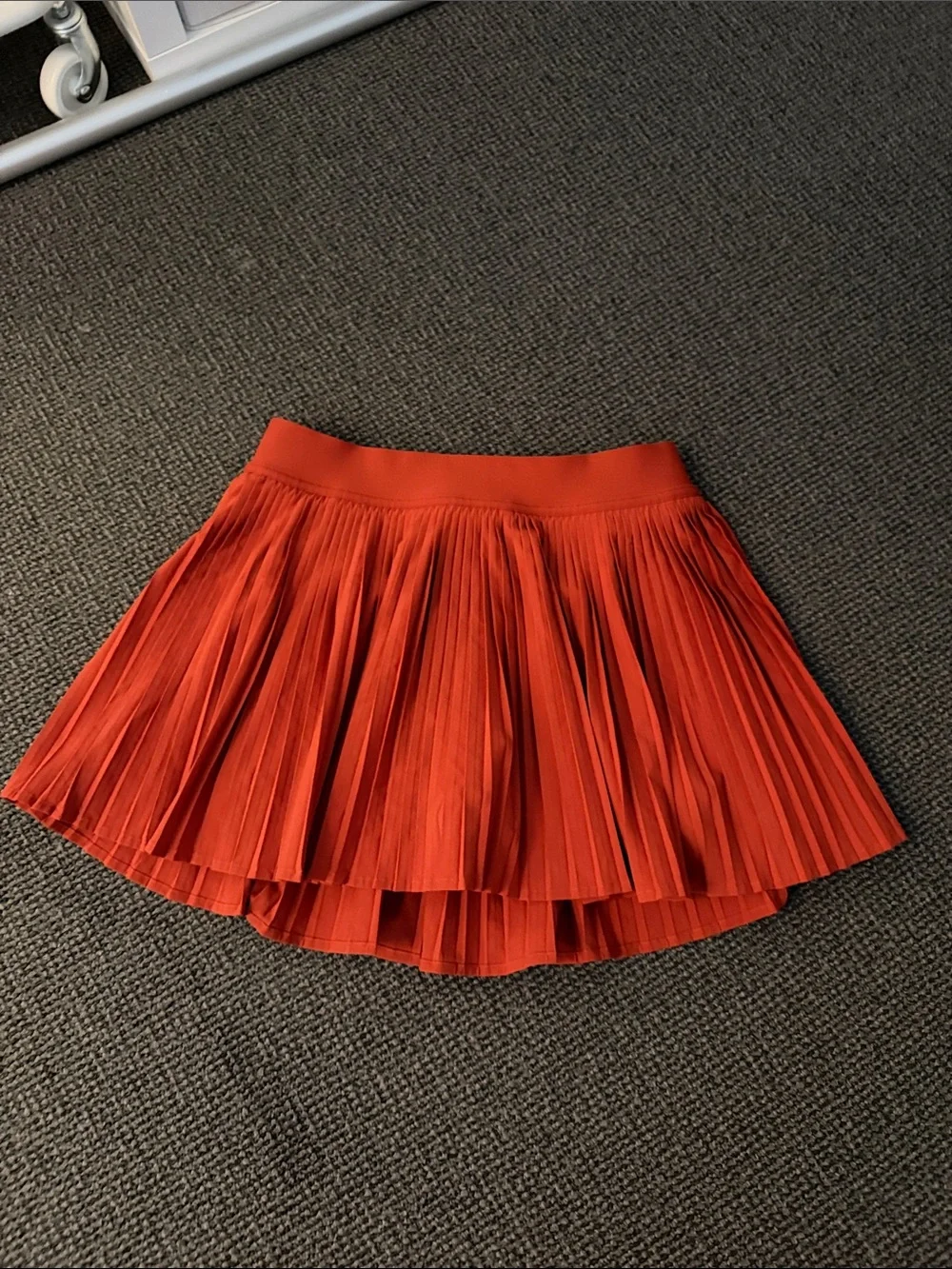 lululemon athletica Varsity High-Rise Pleated Tennis Skirt 6 autumn rust